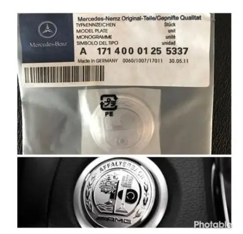 

FOR Mercedes benz AMG 37mm Sticker Start Button Keyless-go Comfort Access C63
