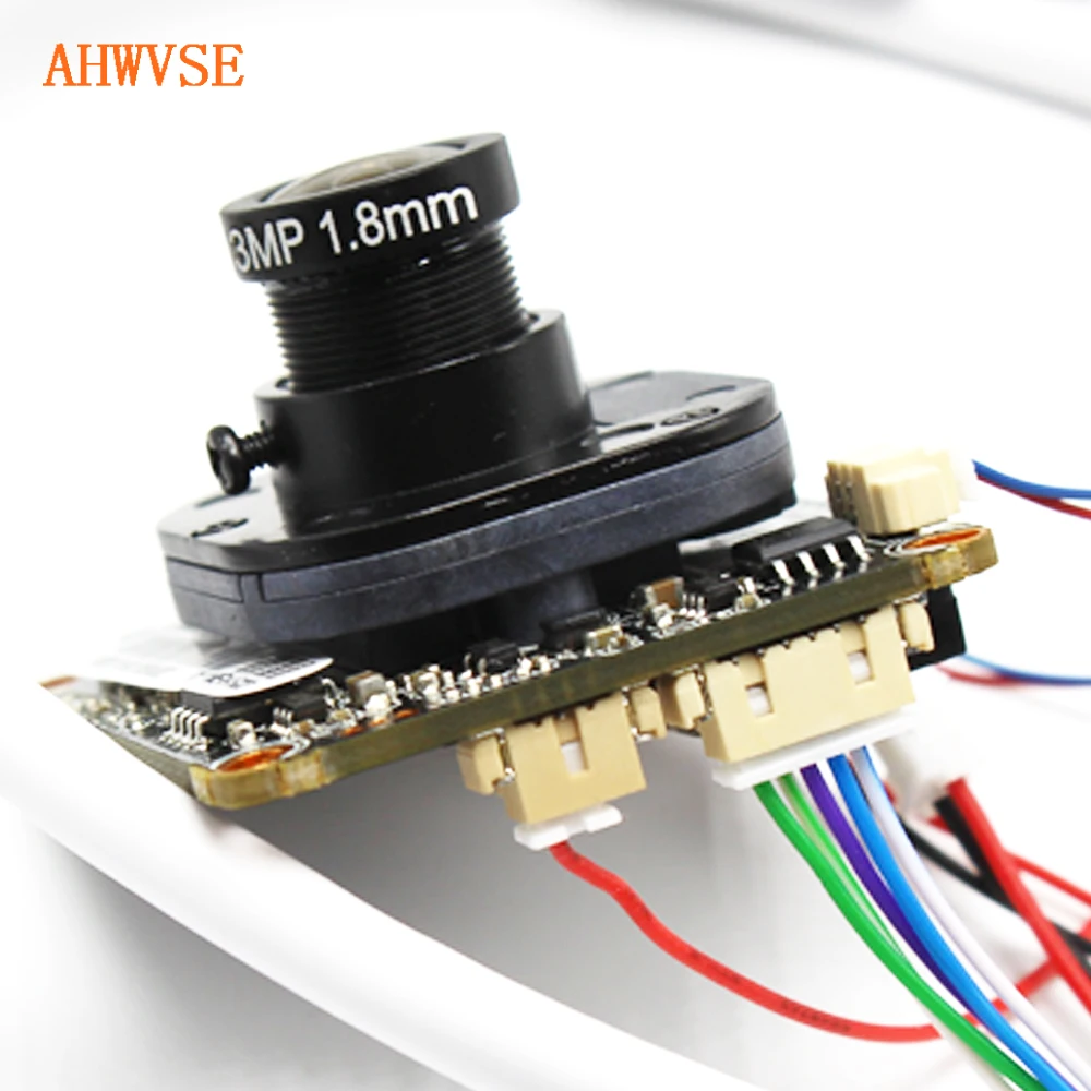 

AHWVSE 1.8mm wide angle 2MP 1080p Network Security IP Camera Module IPC board XMeye app ONVIF P2P DIY ONVIF Phone monitoring
