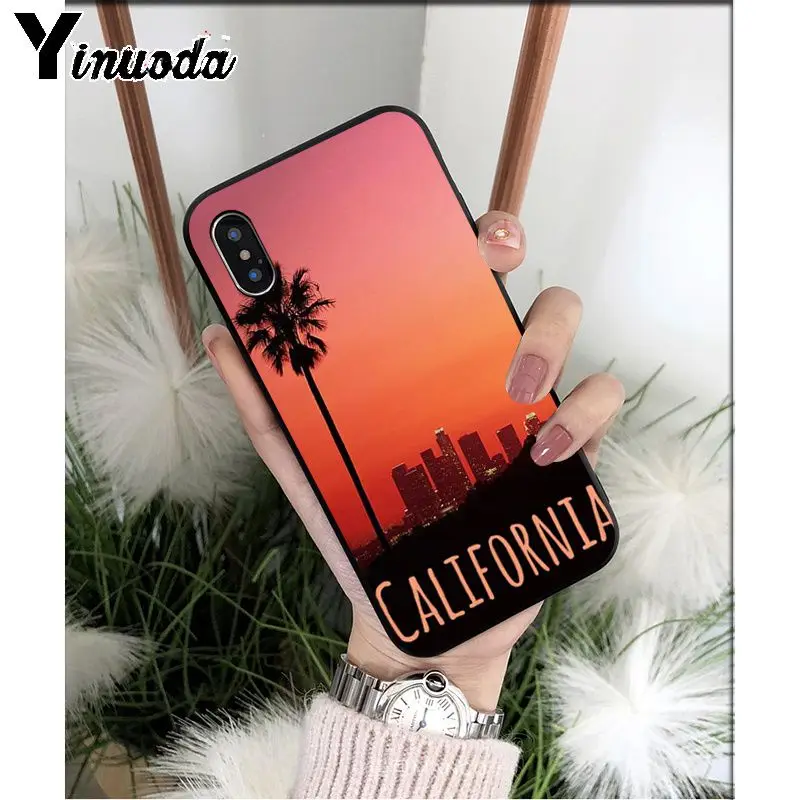 Yinuoda дорожный Мягкий чехол из ТПУ для iPhone X XS MAX 6 6S 7 7plus 8 8Plus 5 5S XR 11 11pro max