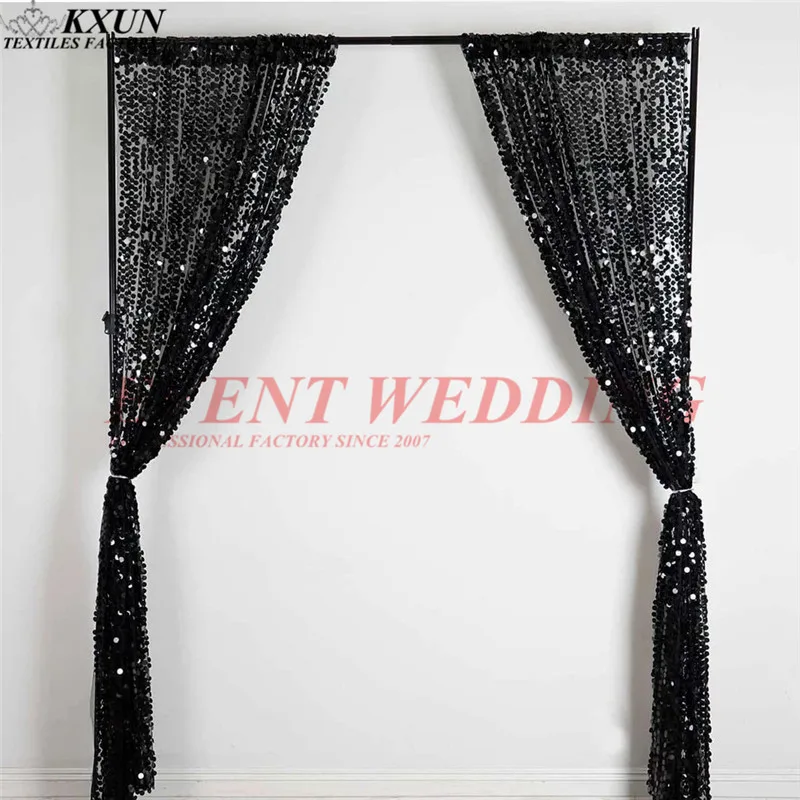 

New Design Thick Sequin Backdrop Curtain Wedding Photo Booth Banquet Event Decoration