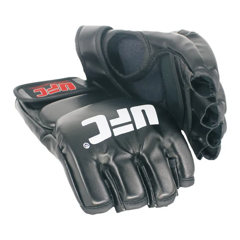 

New Half Fighting Gloves MMA Boxing Sports Leather Tiger Muay Thai Fight Box MMA Gloves Boxing Sanda Boxing Glove Pads MMA Sport