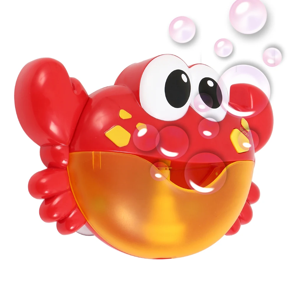 crab Открытый пузырь лягушка и крабы Детские ванны мыло в форме игрушек-машина пузырь чайник ванна для купания игрушки для детей с музыкой воды игрушки - Цвет: crab