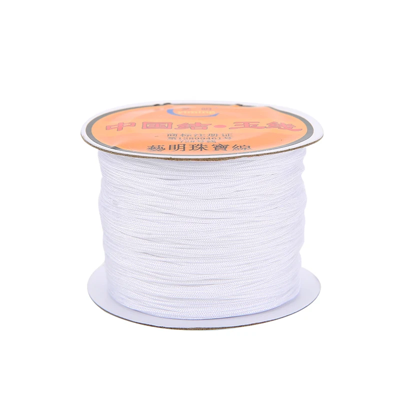 Braided Nylon Cord Thread for Jewelry Making – 45 Meters