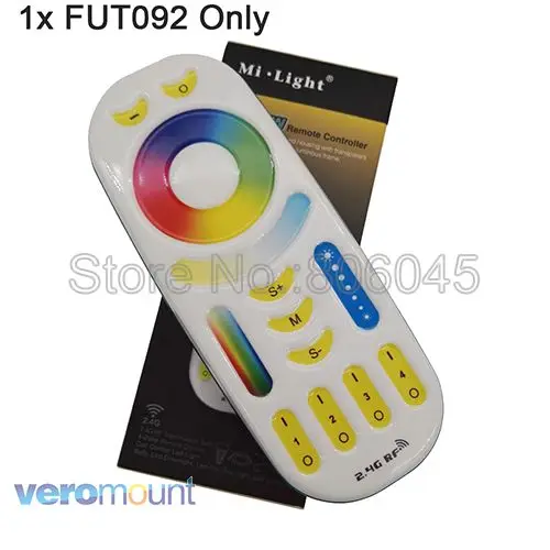 FUT092 RGBCCT Remote MiLight 100 Вт 5 в 1 светодиодный пульт управления PX1 встроенный источник питания 2,4 г RF/wifi управление приложением для 24 В DIM CCT RGB RGBW RGB+ CCT Светодиодная лента - Цвет: FUT092 RGBCCT Remote