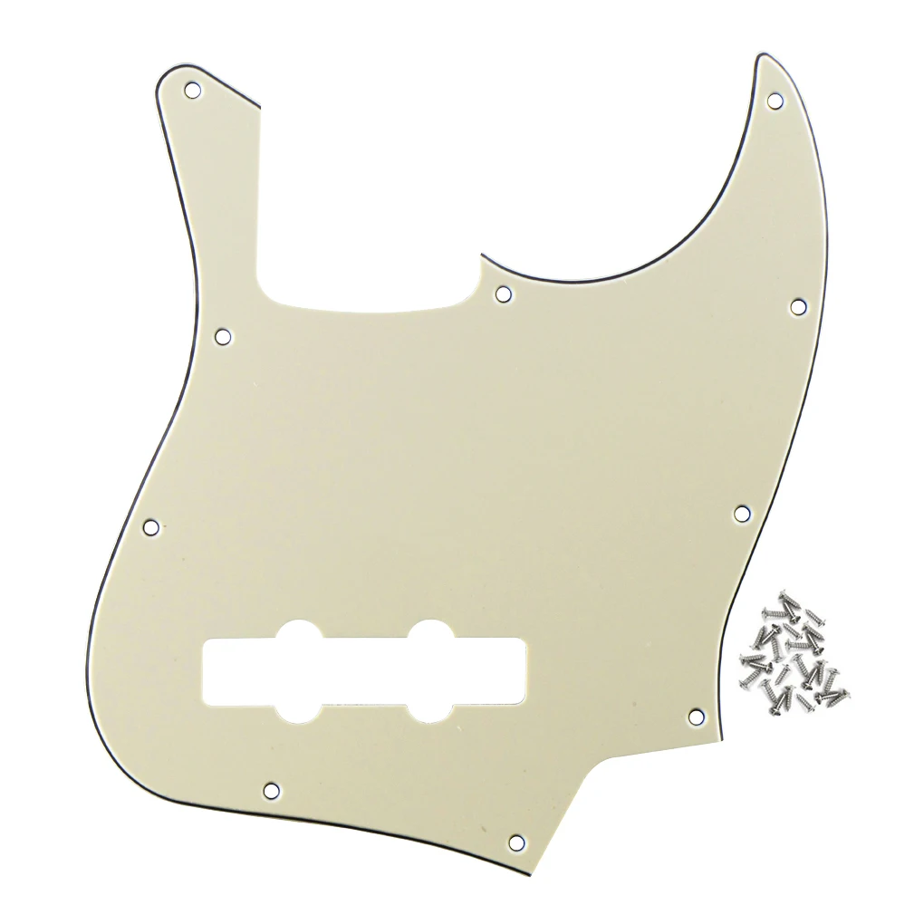 New 10 Hole JB Bass Pickguard Scratch Plate without Truss Rod Hole