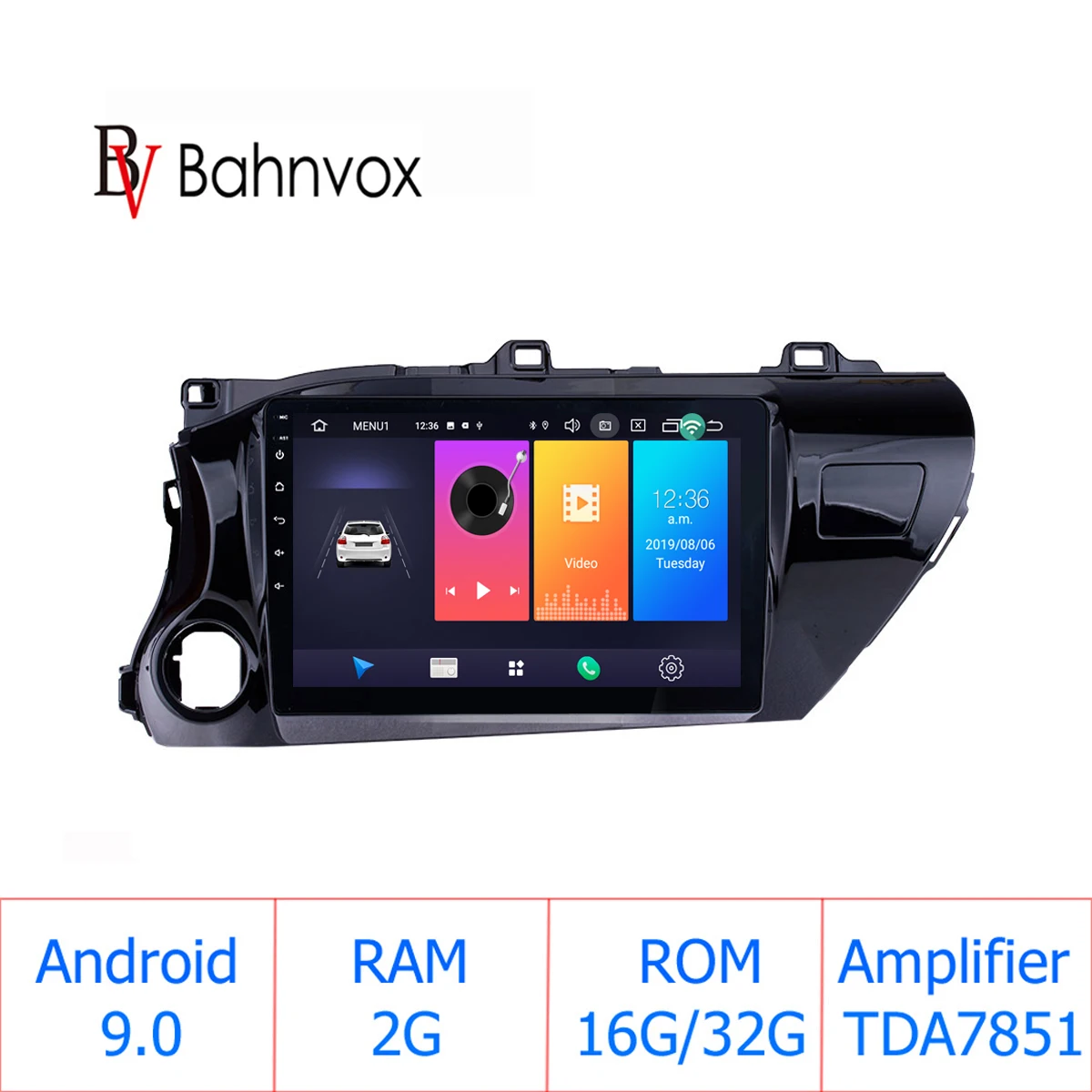 10," android 9,0 RAM2G Автомобильный gps dvd-плеер для Toyota Hilux автомобильный Радио Мультимедиа Навигация стерео головное устройство dsp