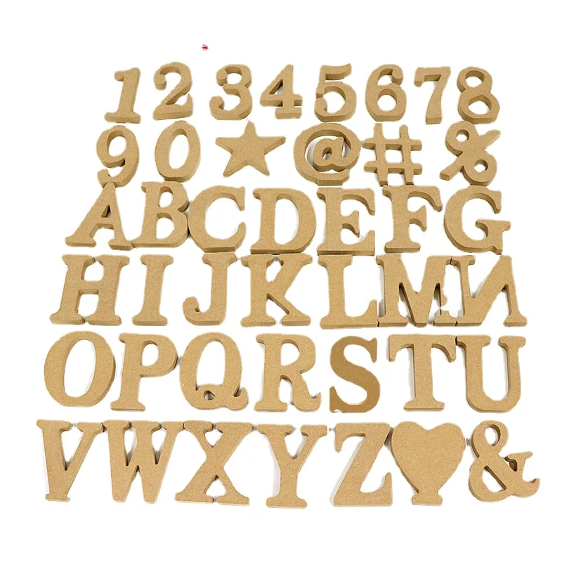 Деревянные английские буквы оригинального цвета деревянные красные украшения