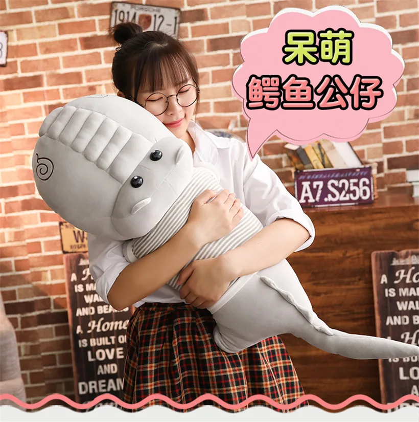 

Extremely Soft Dress Crocodile Doll Pillow Plush Toys Pajama Hold Strip Pacify down Feather mian wanwan