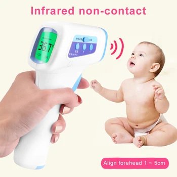 

Infrared Forehead Body Thermometer Baby Adult Digital Thermometer Gun Non-contact Body Temperature Measurement Meter