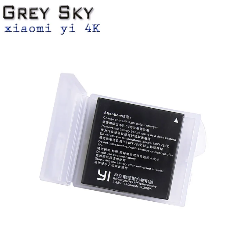 4x AZ16-1 аккумулятор 1400 мАч AZ16+ светодиодный USB 3 слота зарядное устройство для Xiao mi Yi 2 4K аккумулятор для оригинальной экшн-камеры Xiao mi Yi Lite