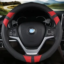 Car Steering Wheel Cover leather Auto Interior Accessories for kiamorning niro optima picanto rio 3 4 sorento soul spectra