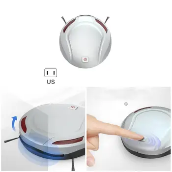 

Smart Vacuum Cleaner Robot Ultra-slient Automatic Wipping Floor Cleaner for Carpet JS22