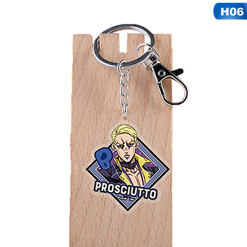 H06 Аниме Jojos невероятное приключение Брелок фигурка из аниме «Astroboy(акриловый подвесной брелок Коллекция подарков - Цвет: H06