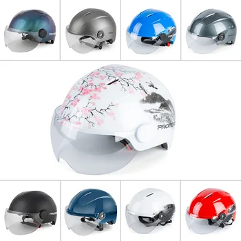 

MTB Road Bicycle Helmet Mountain Bike Cycling Sports Safety Helmet With Goggles Bike Molded Cycling Helmets For Men Women