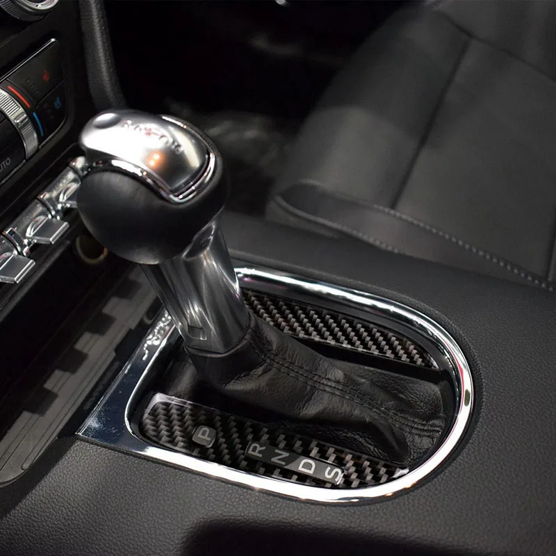 Рамка автомобиля переключения передач наклейки для Ford Mustang- Замена