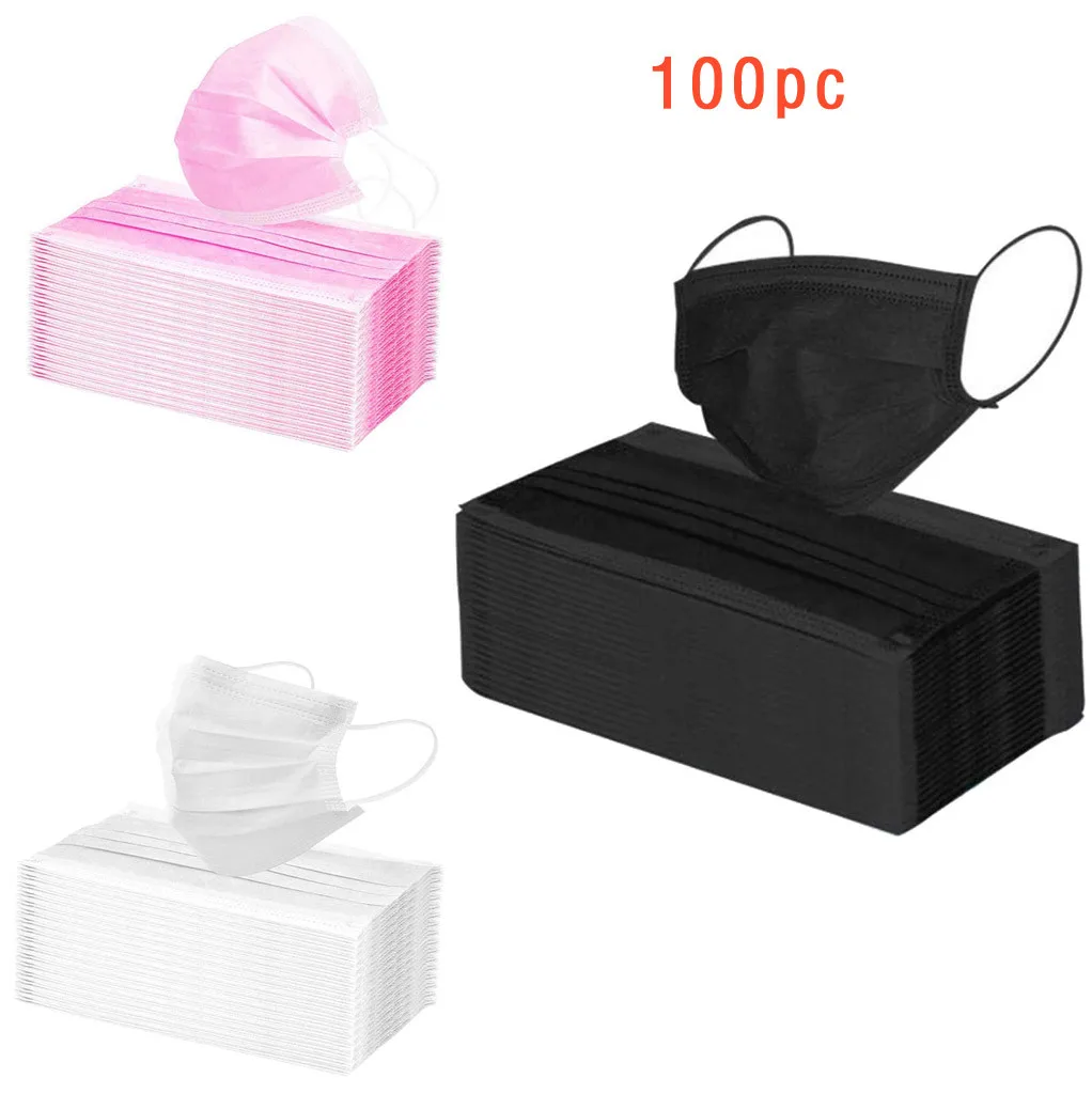 100 шт маска для лица одноразовые защитные наружные маски Youre Too Close maske masque de protection