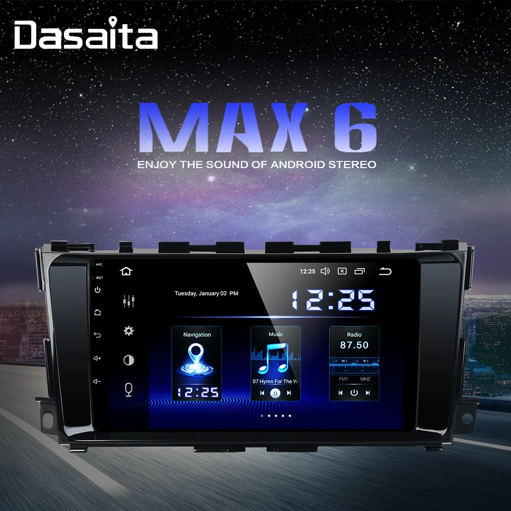 1 Din DSP радио Android 9,0 для Nissan Altima Teana 2013 автомобиля " ips Экран Авто HDMI