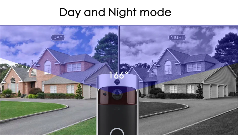 Eken умный WiFi видео дверной звонок камера визуальный домофон с колокольчиком ночного видения IP дверной звонок беспроводная домашняя камера безопасности
