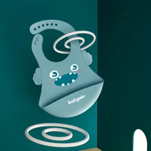 Детские нагрудники из водонепроницаемого силикона, Слюнявчики для кормления, полотенца для новорожденных, Мультяшные фартуки, детские нагрудники, регулируемые Слюнявчики, бандана