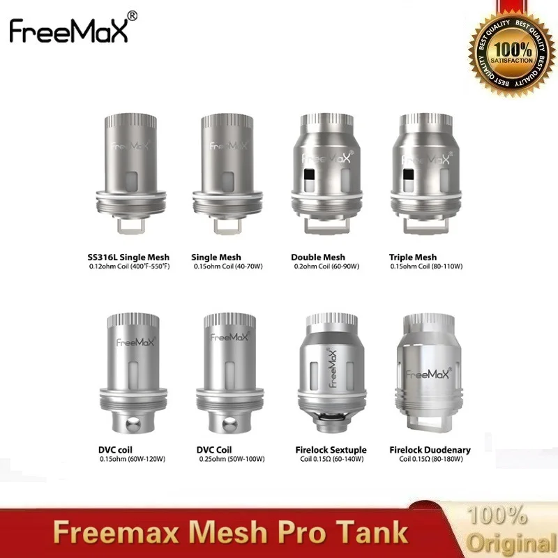 Оригинальный испаритель Freemax Mesh Pro 6 мл атомайзер с испарителем Coil 810 резервуары