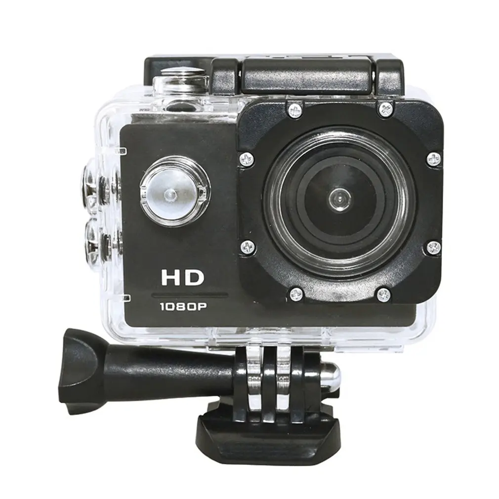 Outdoor Mini Sport Action Camera Ultra 30M 1080P SUBACQUEO IMPERMEABILE CASCO 