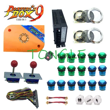 

DIY arcade part complete bundles kit with Pandora box 9 1500 in 1 Arcade joysticks button sets for arcade cabinet MAME machine