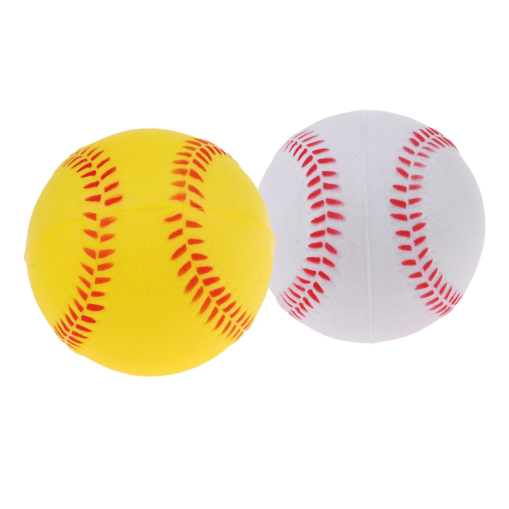 Soft PU Batting Baseball Softball Team Sports Balls for Trainer Practice Exercise Training Equipment - Colors choose