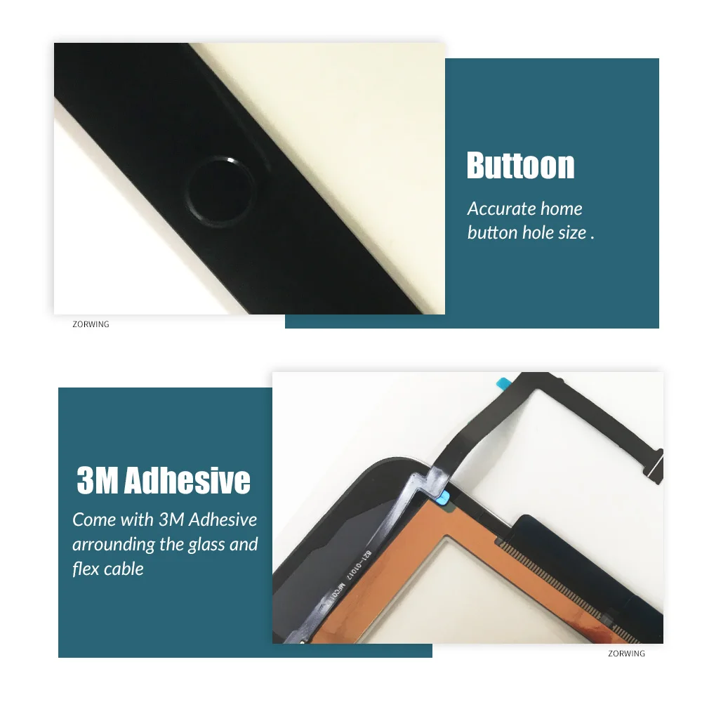 Tela Sensível ao Toque para Ipad 9.7 Versão 2023 6ª Geração A1893 A1954 Digitalizador de Vidro Painel Lcd Sensor de Substituição - Imagem 5