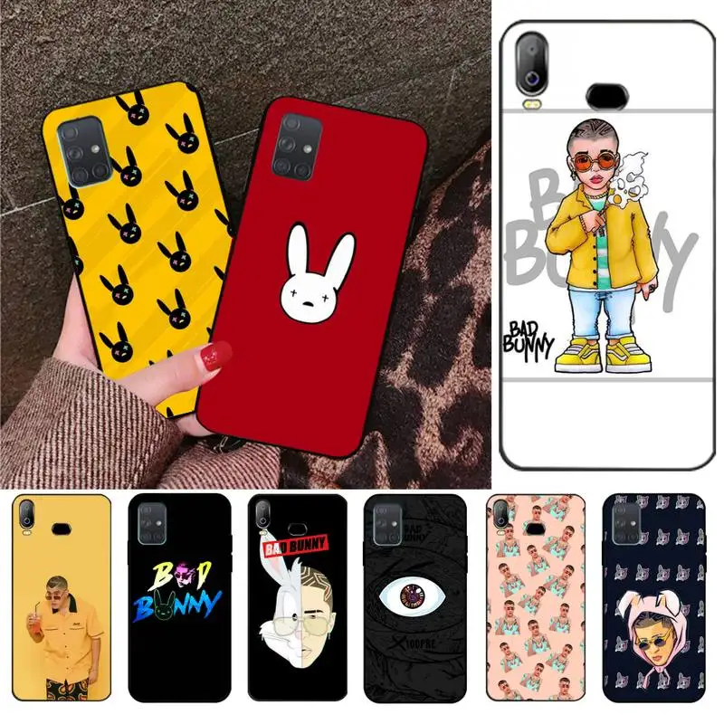 Hot sale Bad Bunny Soft Silicone TPU Phone Cover For Samsung A10 A20 A30 A40 A50 A70 A80 A71 A51 A6 A8 | Мобильные телефоны и