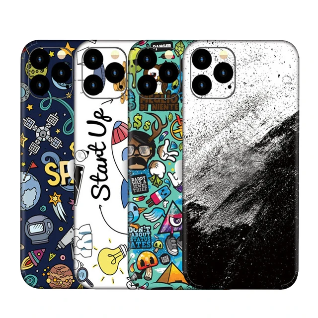 3d Colorful Cute Pattern Matte Skins Film Wrap Skin Phone Back Sticker For  Iphone 11 Pro Max / 11 Pro /11 Lovely Cartoon Sticker - Mobile Phone Cases  & Covers - AliExpress