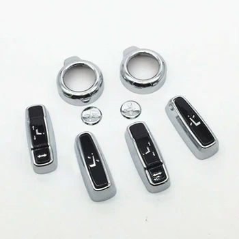 

​Car Button decoration cover Seat Adjustment Frame Accessories Practical