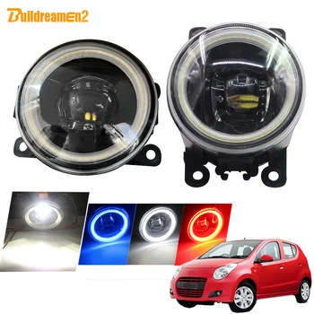 

Buildreamen2 Car H11 LED Angel Eye Fog Light DRL Daytime Running Light 12V Accessories For Suzuki Alto V GF Hatchback 2009-2015