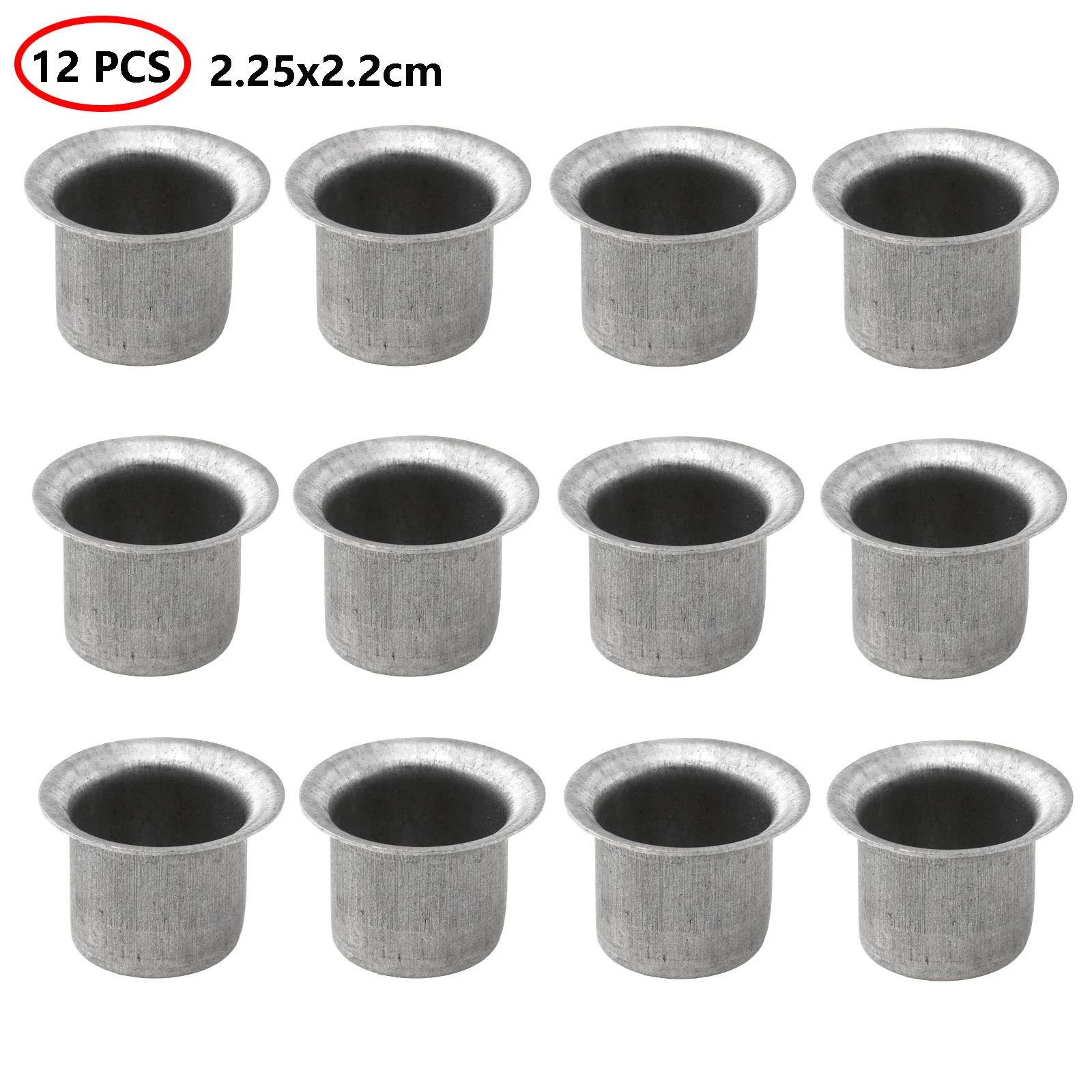 Metal Candle Making Containers Candles Container Metal Round 12