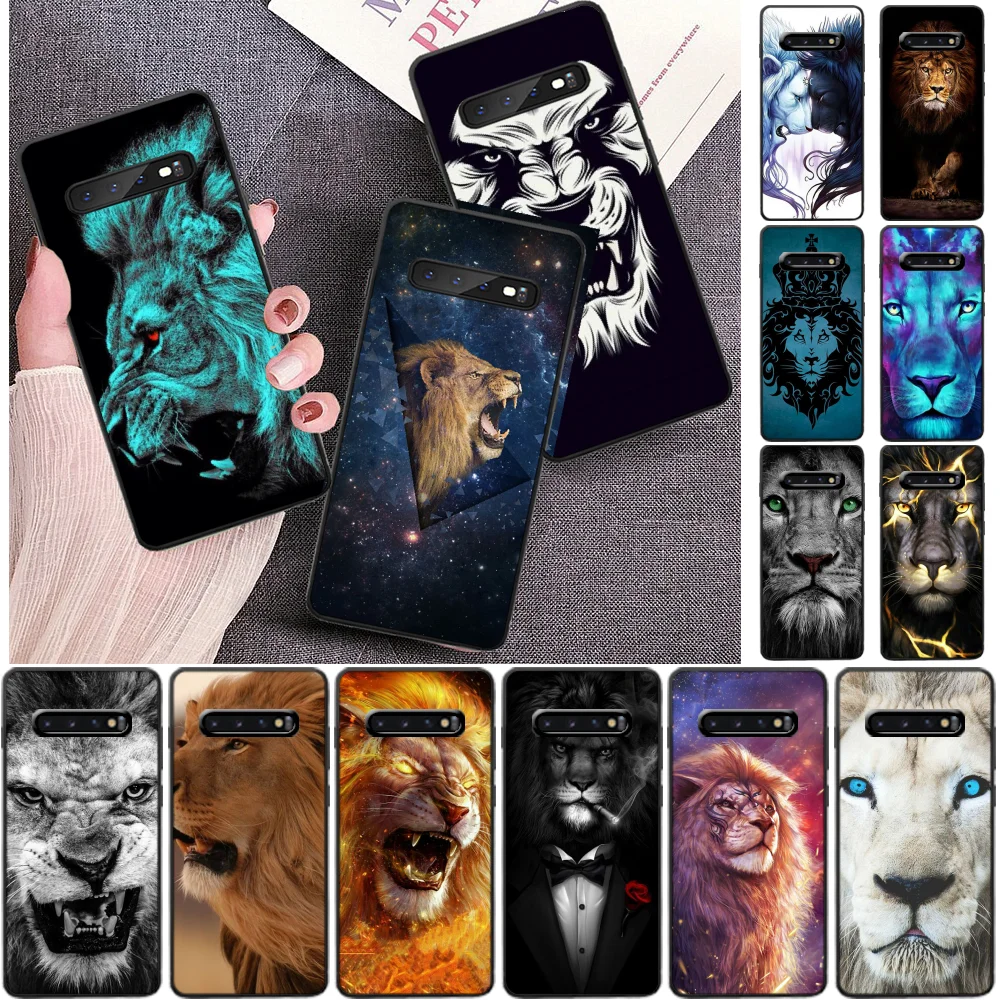 

LJHYDFCNB New Fashion Lion Design Phone Case for Samsung S9 plus S5 S6 edge plus S7 edge S8 plus S10 E S10 plus