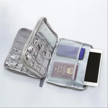 

Travel storage bag charger cable electronic accessories storage bag protective sleeve portable digital phone USB gadget finishin