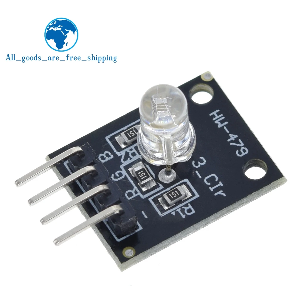 Завеса умная электроника FZ0455 4pin кейс KY 016 три Цвет s 3 цвета RGB LED Сенсор модуль для
