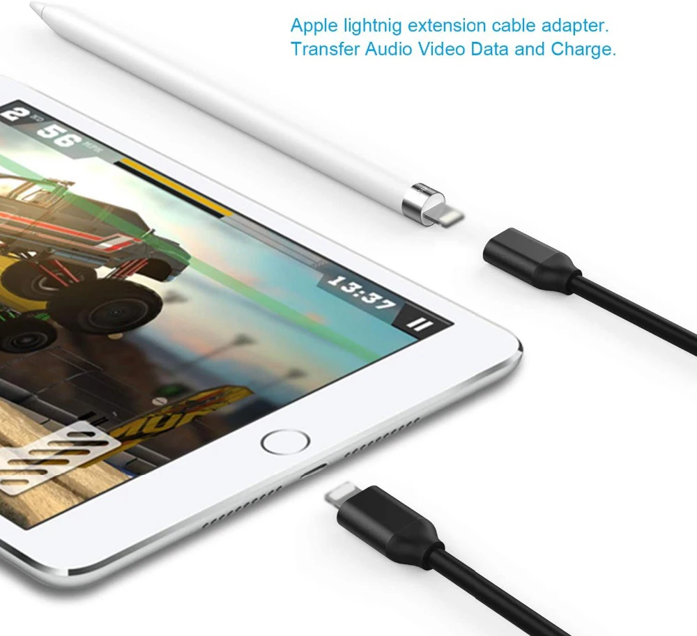 Удлинительный кабель Reilim OTG зарядный адаптер для Apple pencil ipad pro Osmo карманный разъем