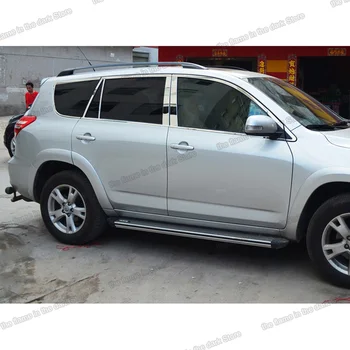 

lsrtw2017 304 stainless steel car window trims for toyota rav4 2006 2007 2008 2009 2010 2011 2012 xa30 decoration accessories