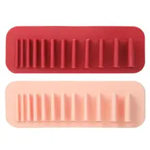 Держатель для кистей для макияжа, держатель для зубных щеток, стойка для макияжа, органайзер для хранения, всасывающий настенный силиконовый пористый дизайн положения