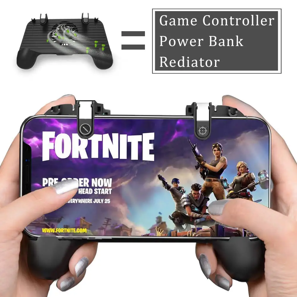  Mobile Phone Game Controller L1R1 Sensitive Shoot and Aim Trigger Buttons for PUBG/Knives Out/Rules