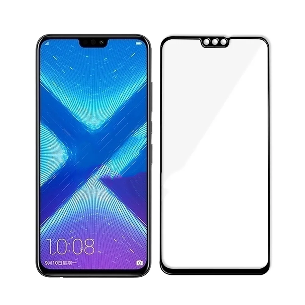 Полностью клеящееся закаленное стекло для HONOR View 10 20 8A 8C 8X 8S 9X Pro Lite противоударное
