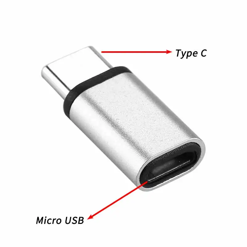 USB-C для телефона тип-c к Micro USB адаптер для зарядки данных для samsung Galaxy S8 высокоскоростные сертифицированные аксессуары для мобильных телефонов