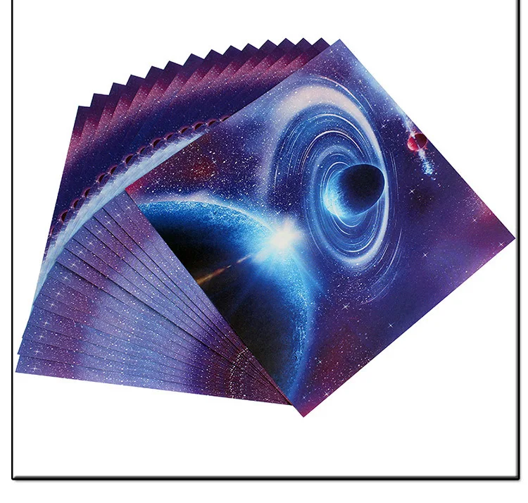 15x15 см, 60 шт./бумага для рукоделия Красочные Galaxy printing материал оригами Бумага наклейки Скрапбукинг картон папье