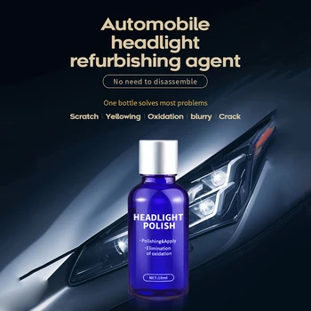 

10ml 30ml Car Headlight Polishing Agent Headlamp Polish Repair Renovation Kit for Outdoor Personal Car Accessories