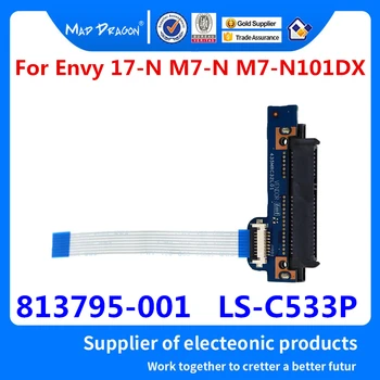 

SATA Hard Drive Connector Board HDD Board w/Cable for HP Envy 17-N M7-N M7-N101DX 17-N005TX 17T-N000 ABW70 813795-001 LS-C533P