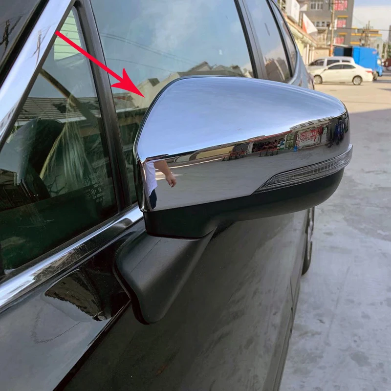 For Subaru Forester SK 2018 2019 Side Door Mirror Wing Rear View Rearview Caps ABS Chrome Trim Cover Molding Car Styling 2PCS | Автомобили