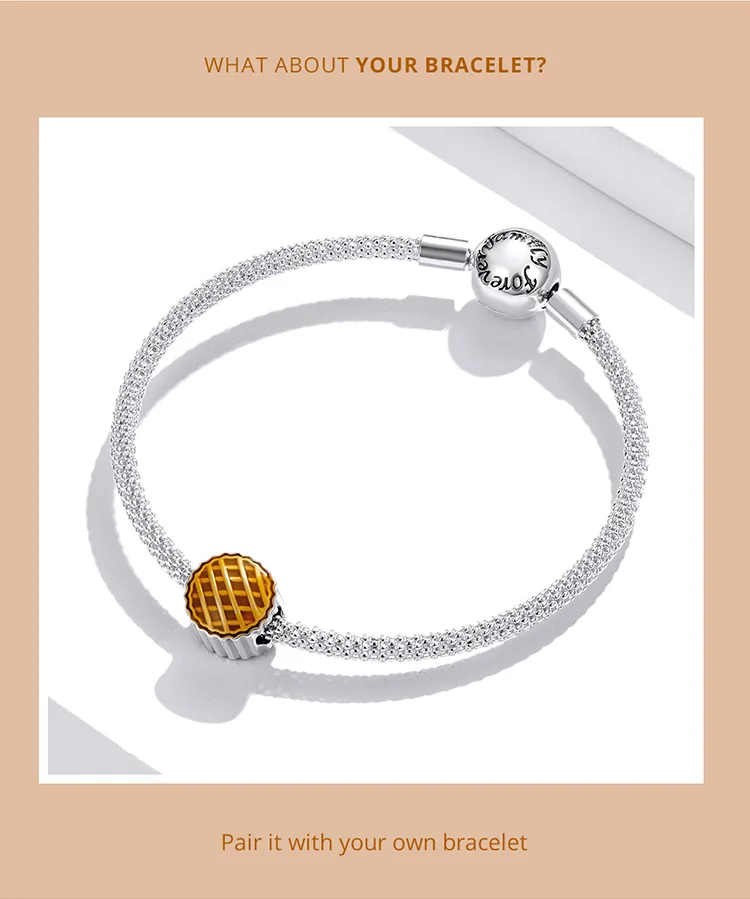 Pumpkin Pie Charm 11 Pumpkin Pie Charm - Show your style with the Pumpkin Pie Charm. Hand-finished in sterling silver, this charm features a colorful enamel pumpkin pie that is full of romantic autumn atmosphere. This exquisite and unique charm will bring mood and beauty to your day. Perfect gift for mom, sister, grandmother, friend or yourself. | 🚚 Free Standard Shipping 7-30 days | 🥇 Top Quality Product | 💎 100% S925 Sterling Silver | 🛡️ 100% Safe & Secure checkout