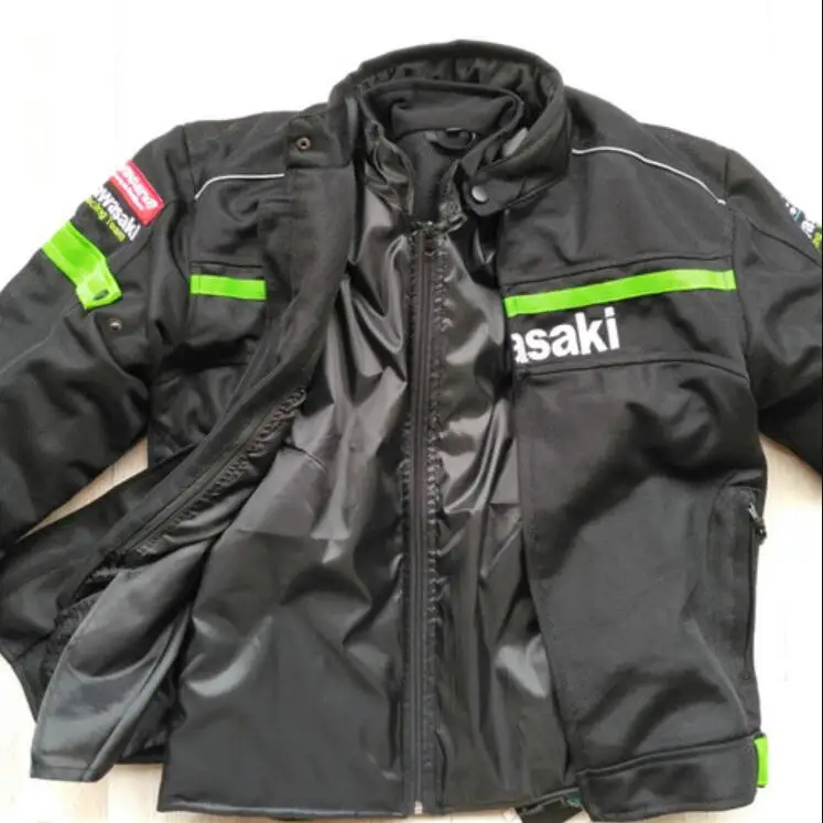 Куртка для мотокросса для KAWASAKI Team Green профессиональные мотоциклетные гоночные куртки с защитным gearQ