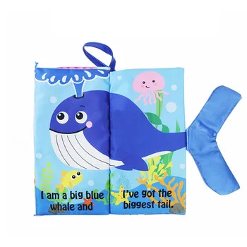 

3D Soft Cloth Baby Books Animals&Ocean Baby Toys For Toddlers Intelligence Development Educational Toy Gifts
