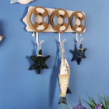

Door Hooks Simple Practical Durable Home Hanging Hooks Life Buoy Design Hooks Home Adornment Decor For Hat Bag Key